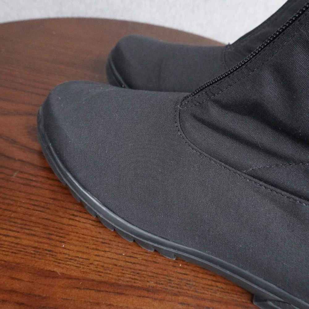Toe Warmer Boots Women's‎ 7.5 M Black Waterproof Insulted Winter Snow Zip Front